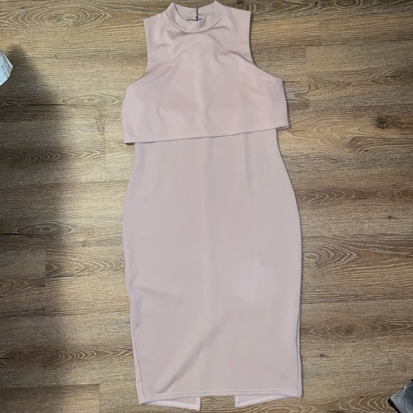 BOOHOO DUSTY PINK DRESS ✨ - Picture 1 of 4